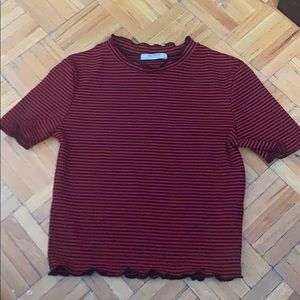 A RUFFLED SHIRT FROM ZARA